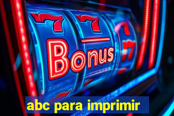 abc para imprimir